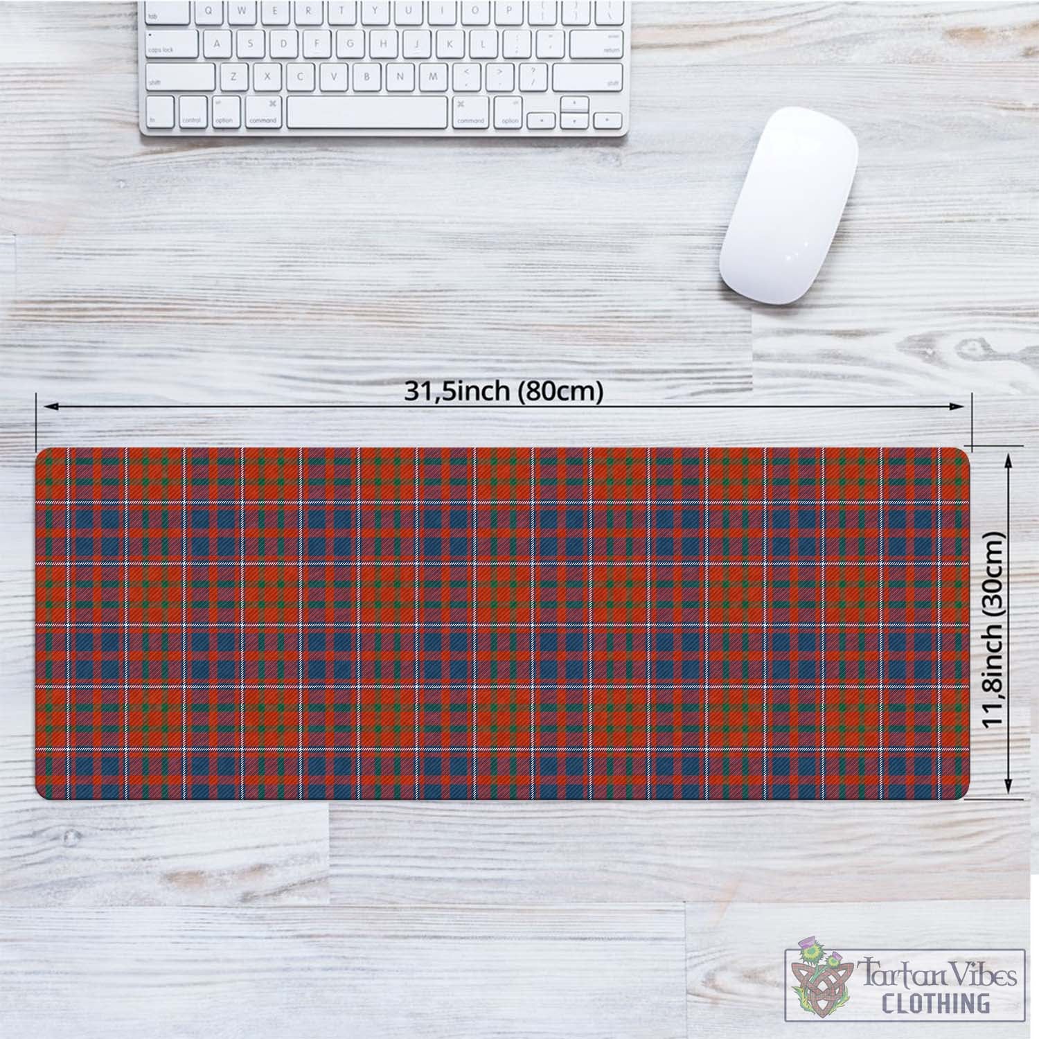 Tartan Vibes Clothing Cameron of Lochiel Ancient Tartan Mouse Pad