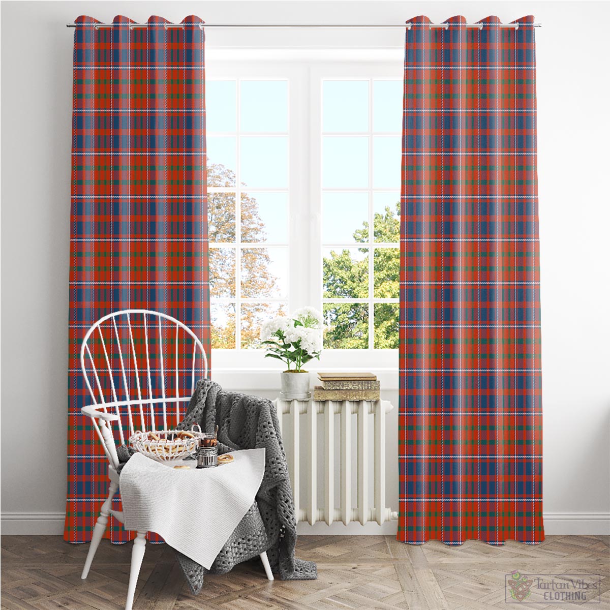 Cameron of Lochiel Ancient Tartan Window Curtain