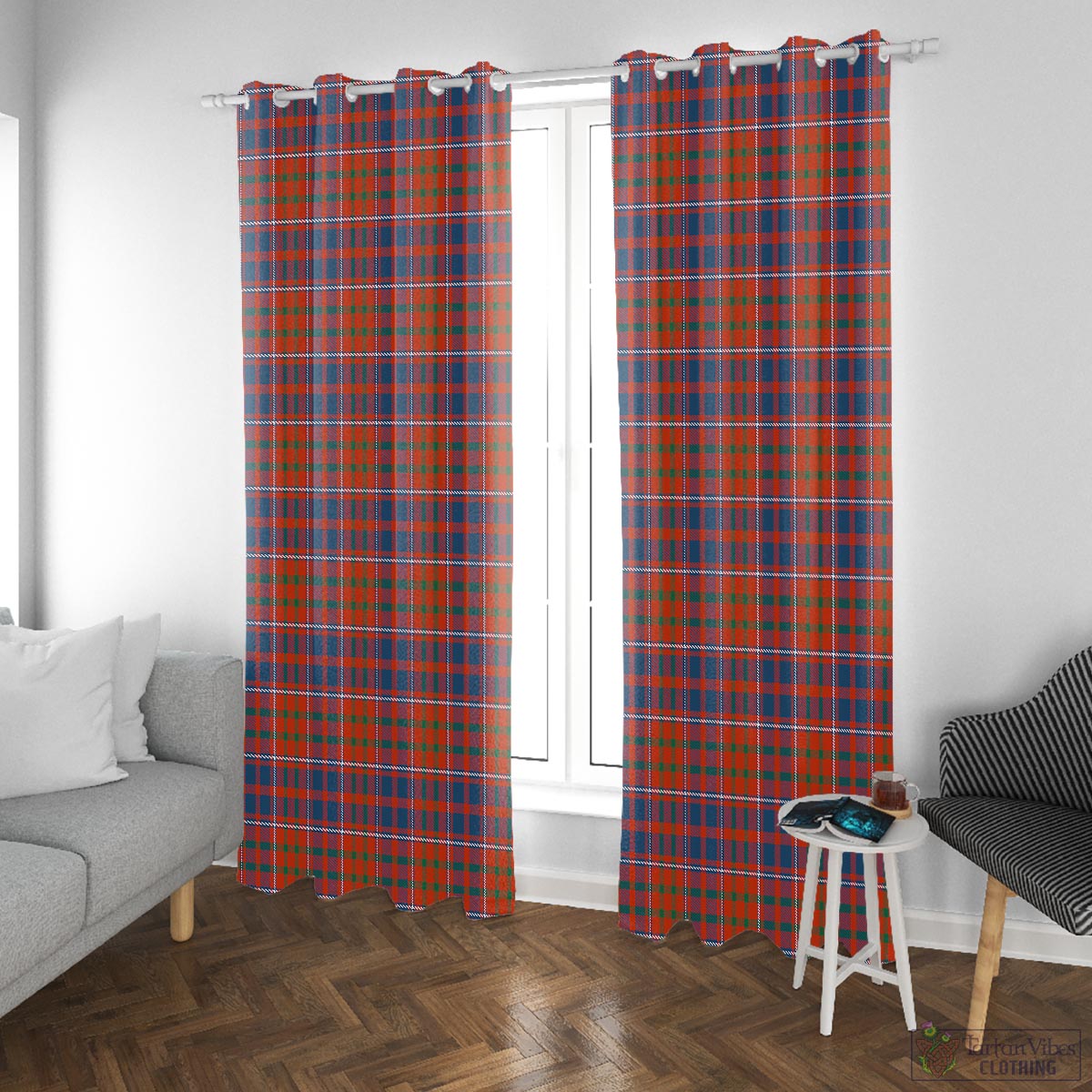 Cameron of Lochiel Ancient Tartan Window Curtain