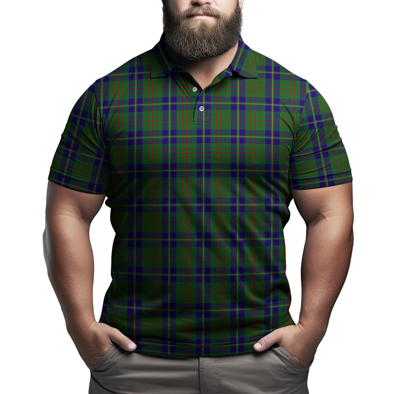 Cameron of Lochiel Hunting Tartan Mens Polo Shirt Kid - Tartan Vibes Clothing