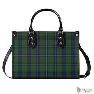 Cameron of Lochiel Hunting Tartan Luxury Leather Handbags