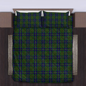 Cameron of Lochiel Hunting Tartan Quilt Bed Set