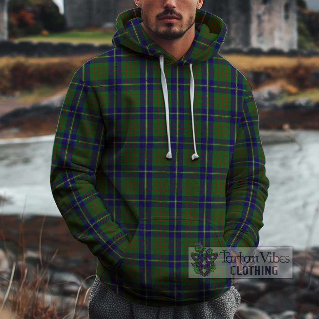 Cameron of Lochiel Hunting Tartan Cotton Hoodie Pullover Hoodie XS - Tartan Vibes Clothing