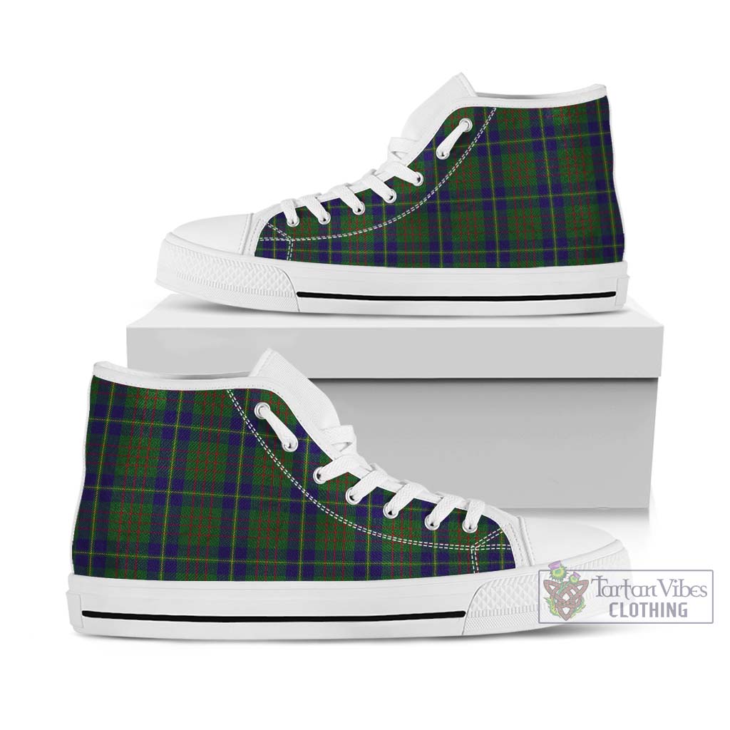 Tartan Vibes Clothing Cameron of Lochiel Hunting Tartan High Top Shoes