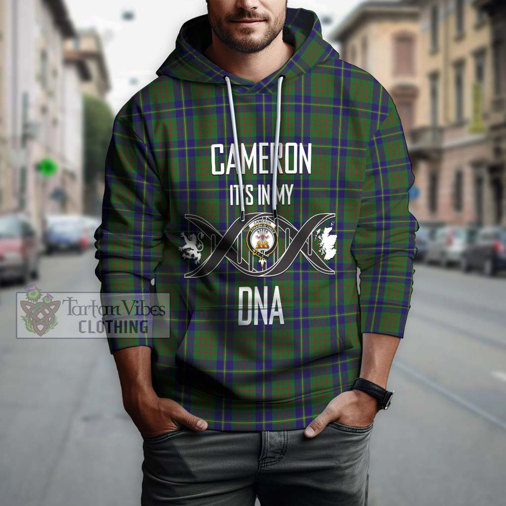 Cameron of Lochiel Hunting Tartan Hoodie with Family Crest DNA In Me Style Pullover Hoodie - Tartanvibesclothing Shop