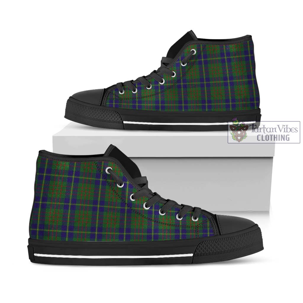 Tartan Vibes Clothing Cameron of Lochiel Hunting Tartan High Top Shoes