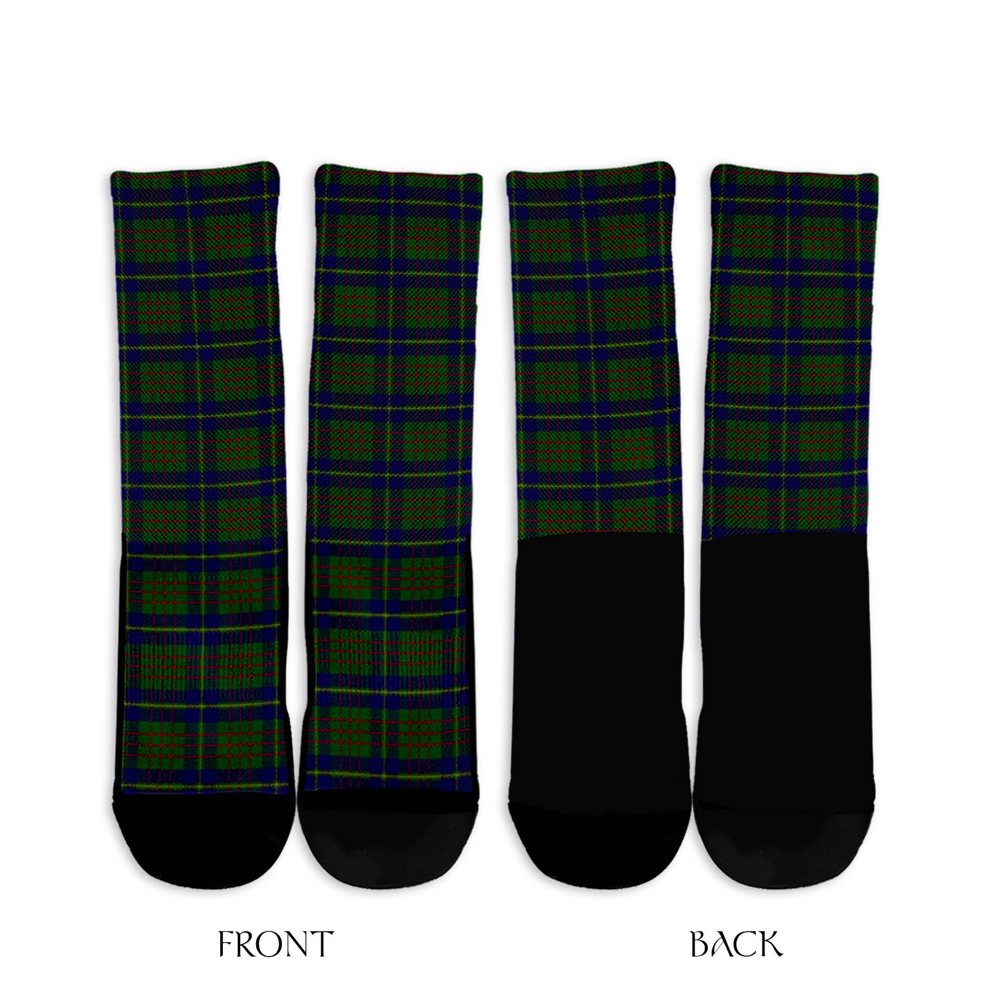 Cameron of Lochiel Hunting Tartan Crew Socks - Tartanvibesclothing