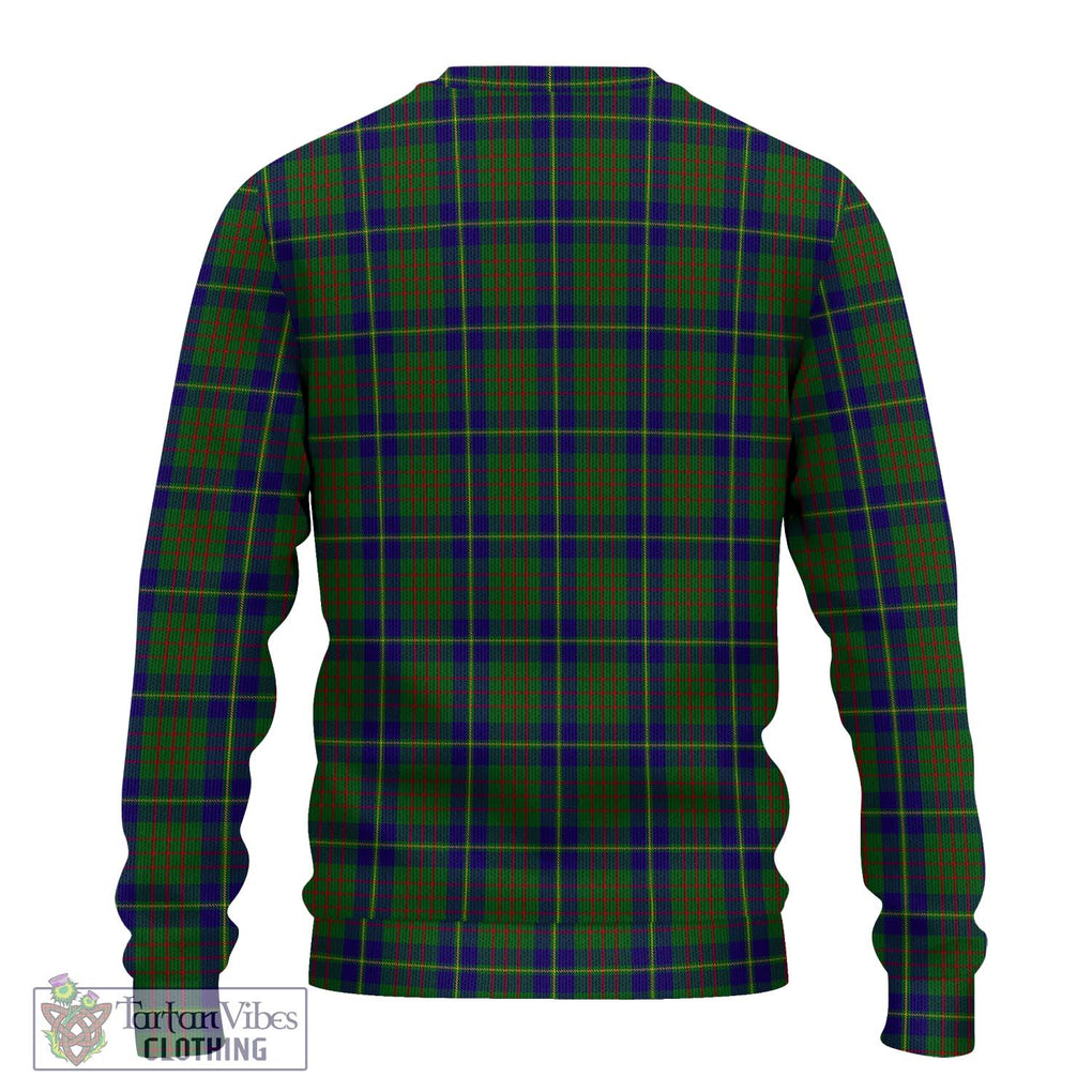 Cameron of Lochiel Hunting Tartan Knitted Sweater with Family Crest DNA In Me Style - Tartanvibesclothing Shop