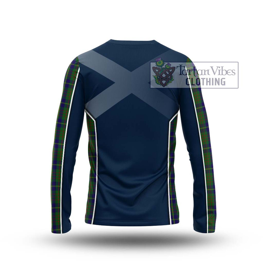 Cameron of Lochiel Hunting Tartan Long Sleeve T-Shirt with Family Crest and Lion Rampant Vibes Sport Style - Tartan Vibes Clothing