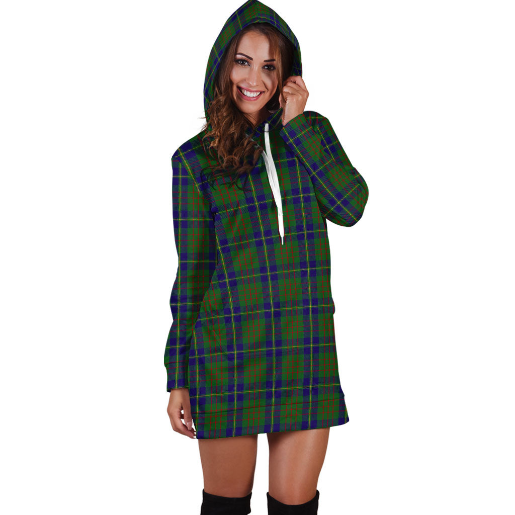 Cameron of Lochiel Hunting Tartan Hoodie Dress - Tartan Vibes Clothing