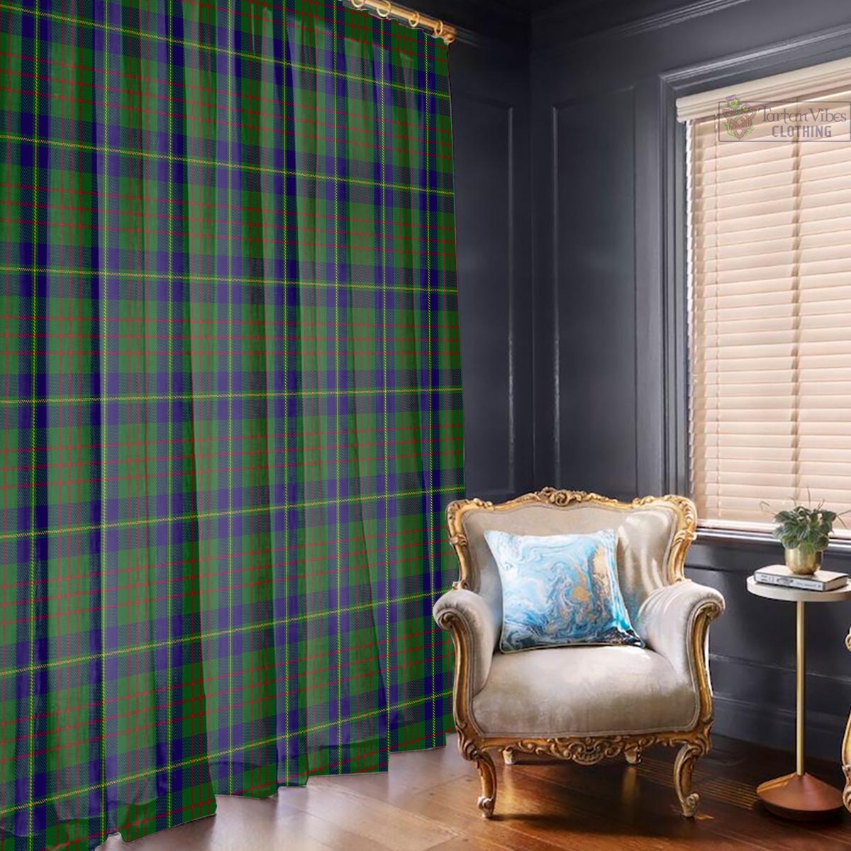 Cameron of Lochiel Hunting Tartan Window Curtain