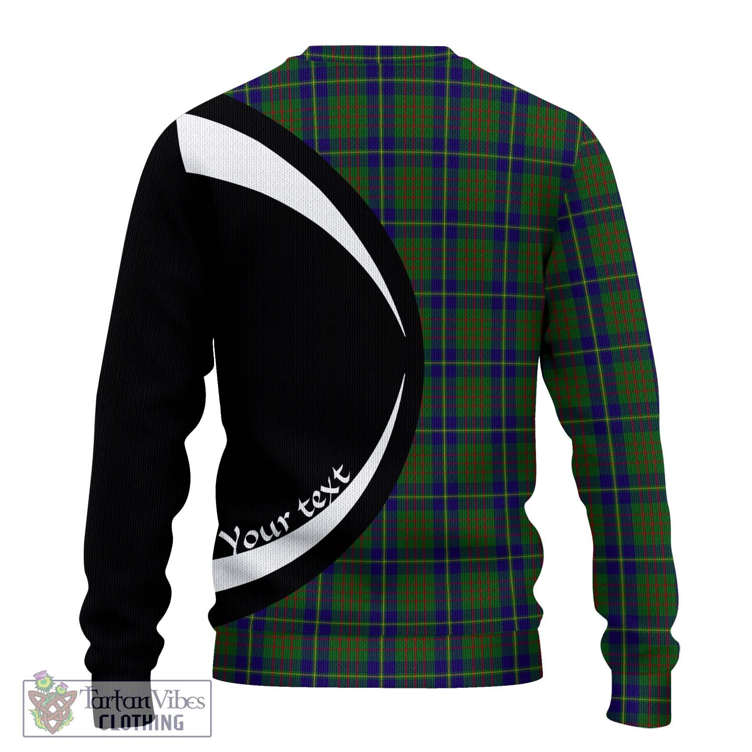 Cameron of Lochiel Hunting Tartan Ugly Sweater with Family Crest Circle Style - Tartan Vibes Clothing