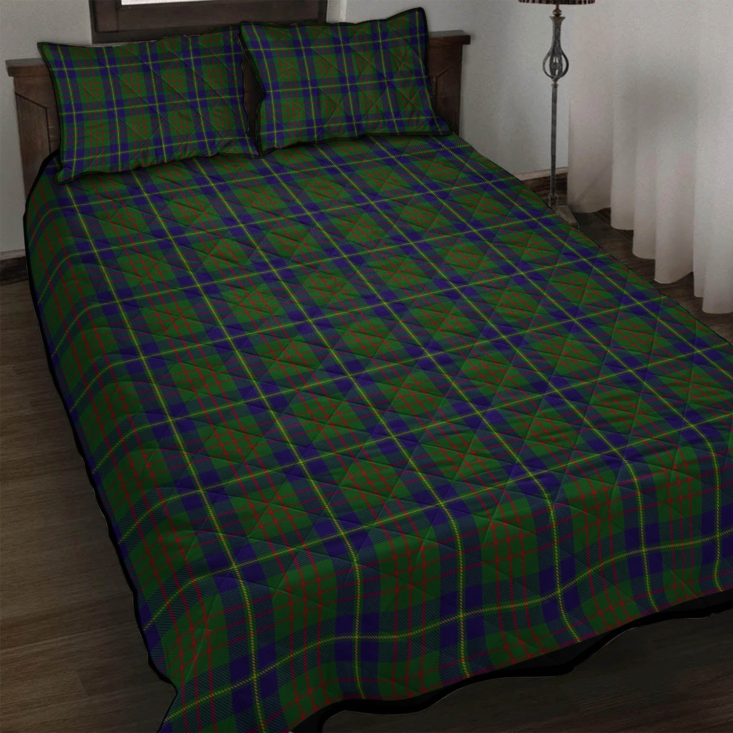 Cameron of Lochiel Hunting Tartan Quilt Bed Set - Tartan Vibes Clothing