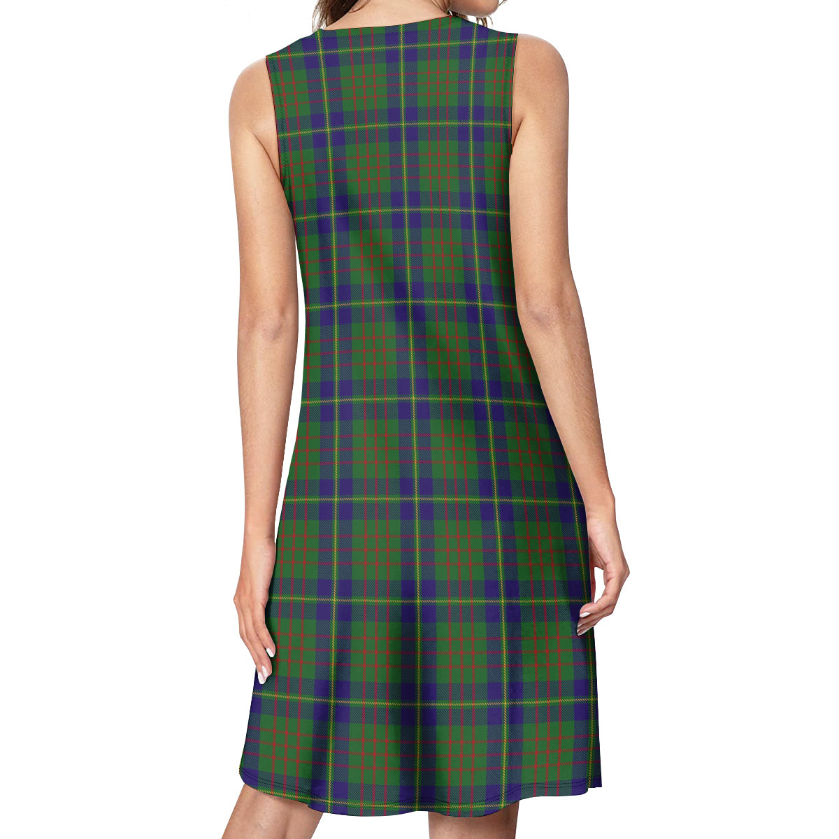 Cameron of Lochiel Hunting Tartan Womens Casual Dresses - Tartanvibesclothing