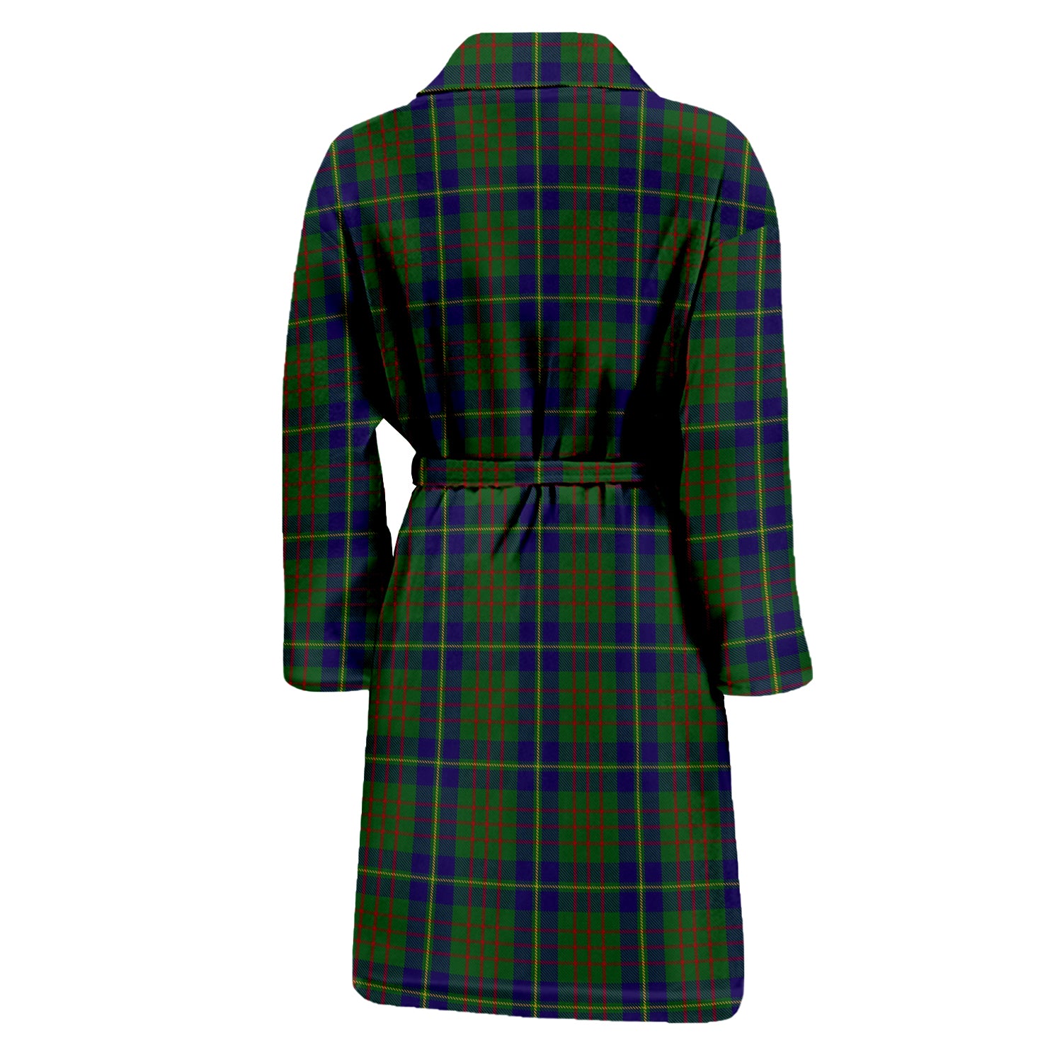 Cameron of Lochiel Hunting Tartan Bathrobe with Family Crest - Tartan Vibes Clothing