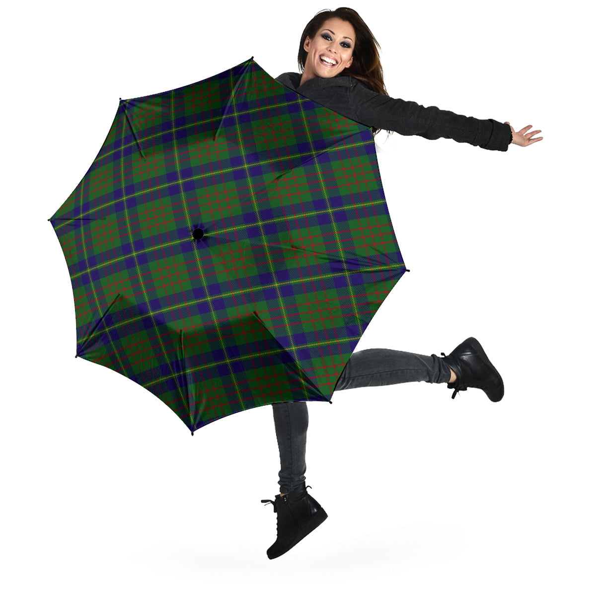 Cameron of Lochiel Hunting Tartan Umbrella - Tartanvibesclothing