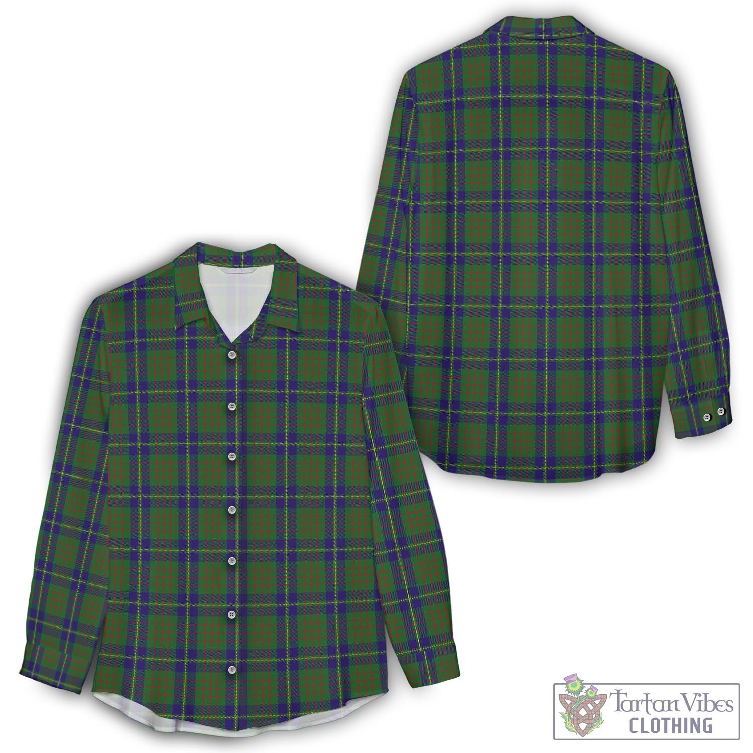 Cameron of Lochiel Hunting Tartan Womens Casual Shirt