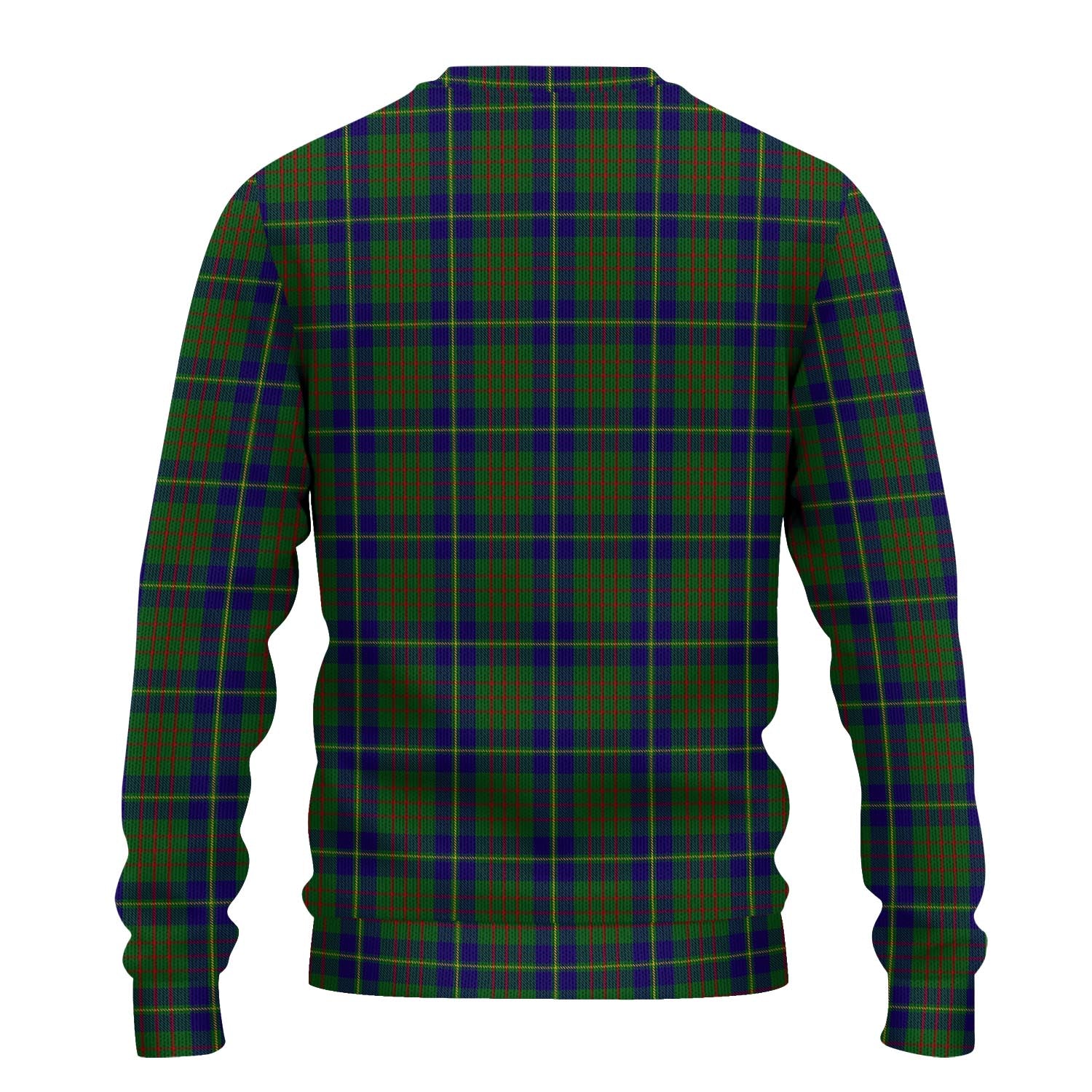 Cameron of Lochiel Hunting Tartan Knitted Sweater with Family Crest - Tartanvibesclothing