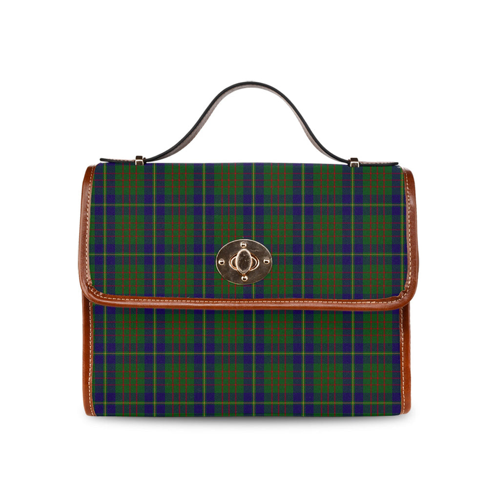 cameron-of-lochiel-hunting-tartan-leather-strap-waterproof-canvas-bag