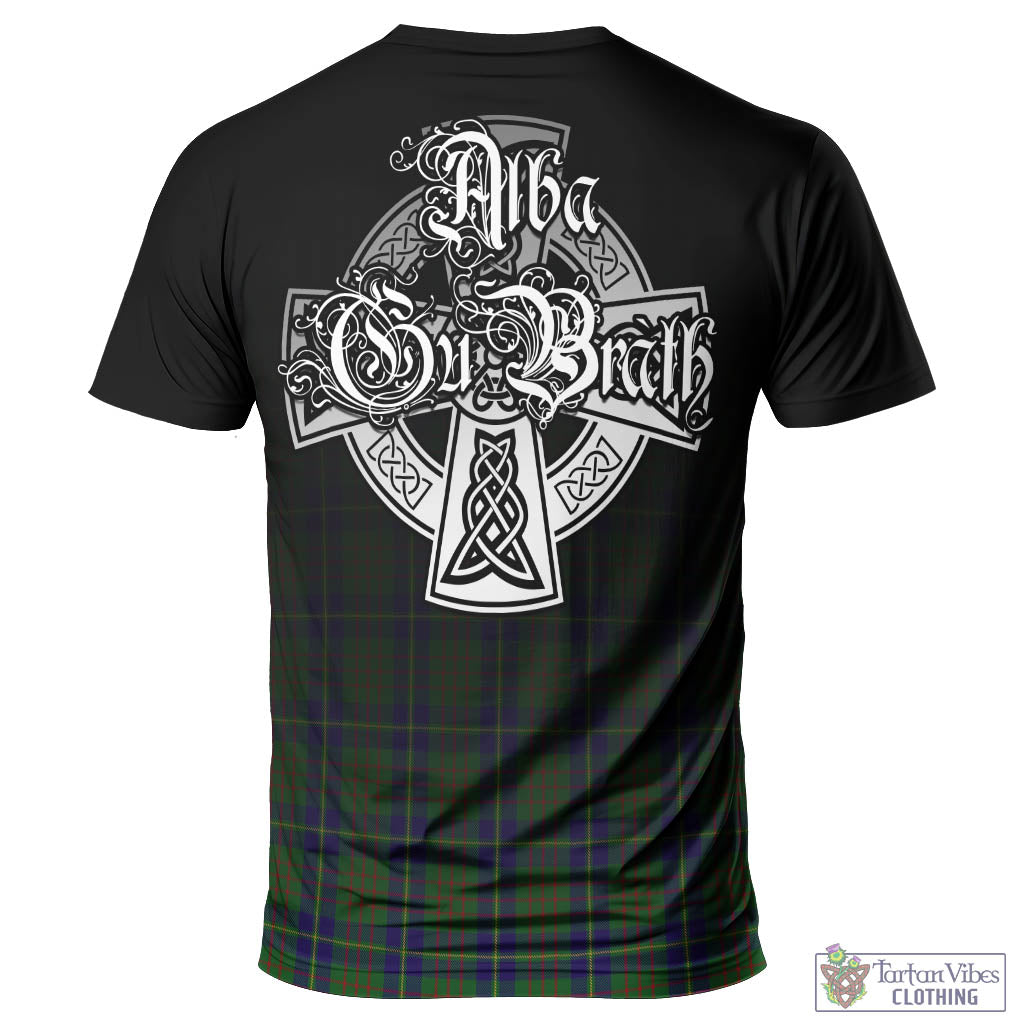 Tartan Vibes Clothing Cameron of Lochiel Hunting Tartan T-Shirt Featuring Alba Gu Brath Family Crest Celtic Inspired