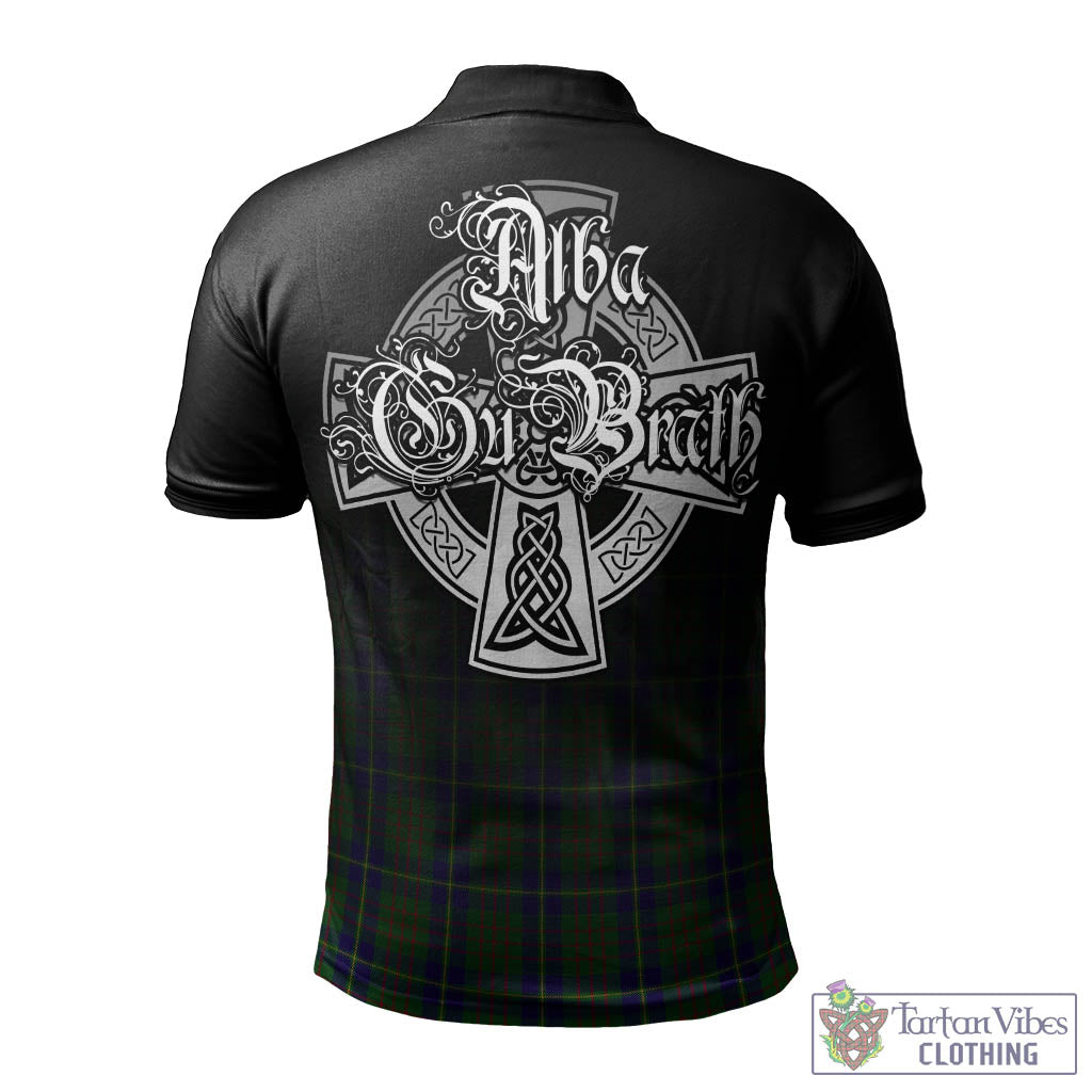 Tartan Vibes Clothing Cameron of Lochiel Hunting Tartan Polo Shirt Featuring Alba Gu Brath Family Crest Celtic Inspired