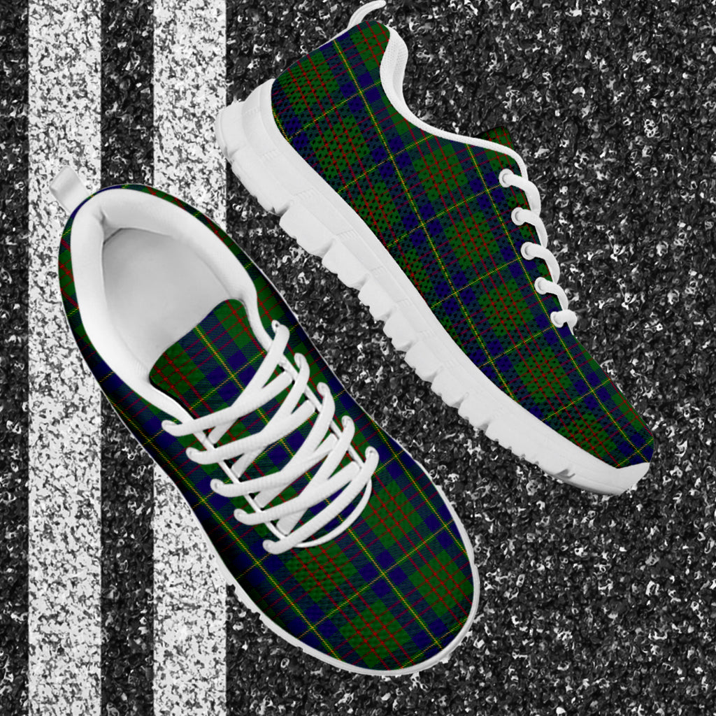 Cameron of Lochiel Hunting Tartan Sneakers - Tartan Vibes Clothing