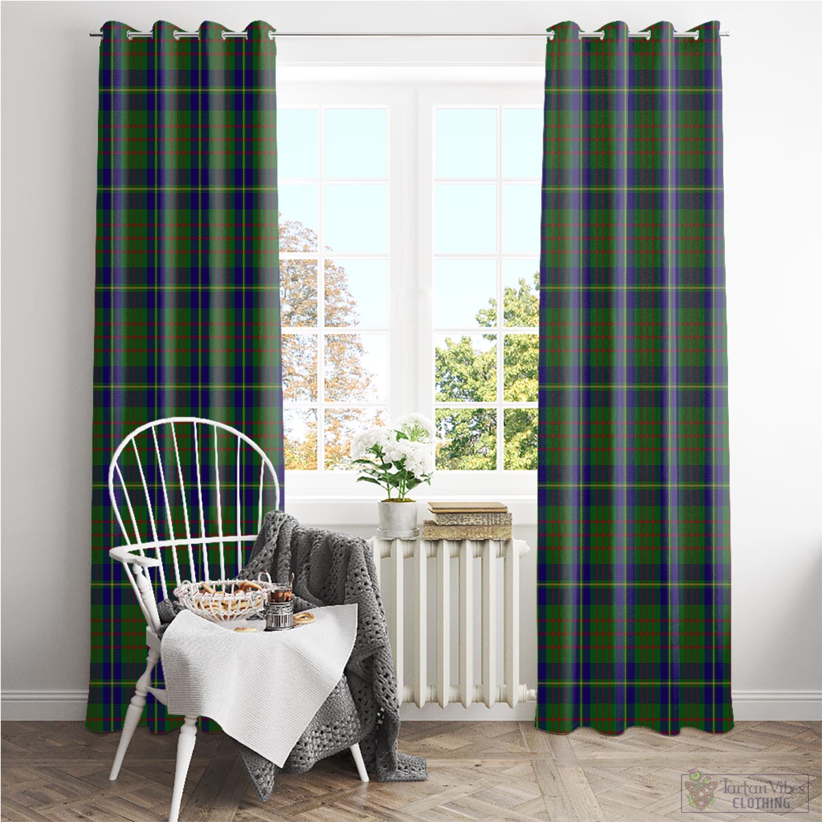 Cameron of Lochiel Hunting Tartan Window Curtain