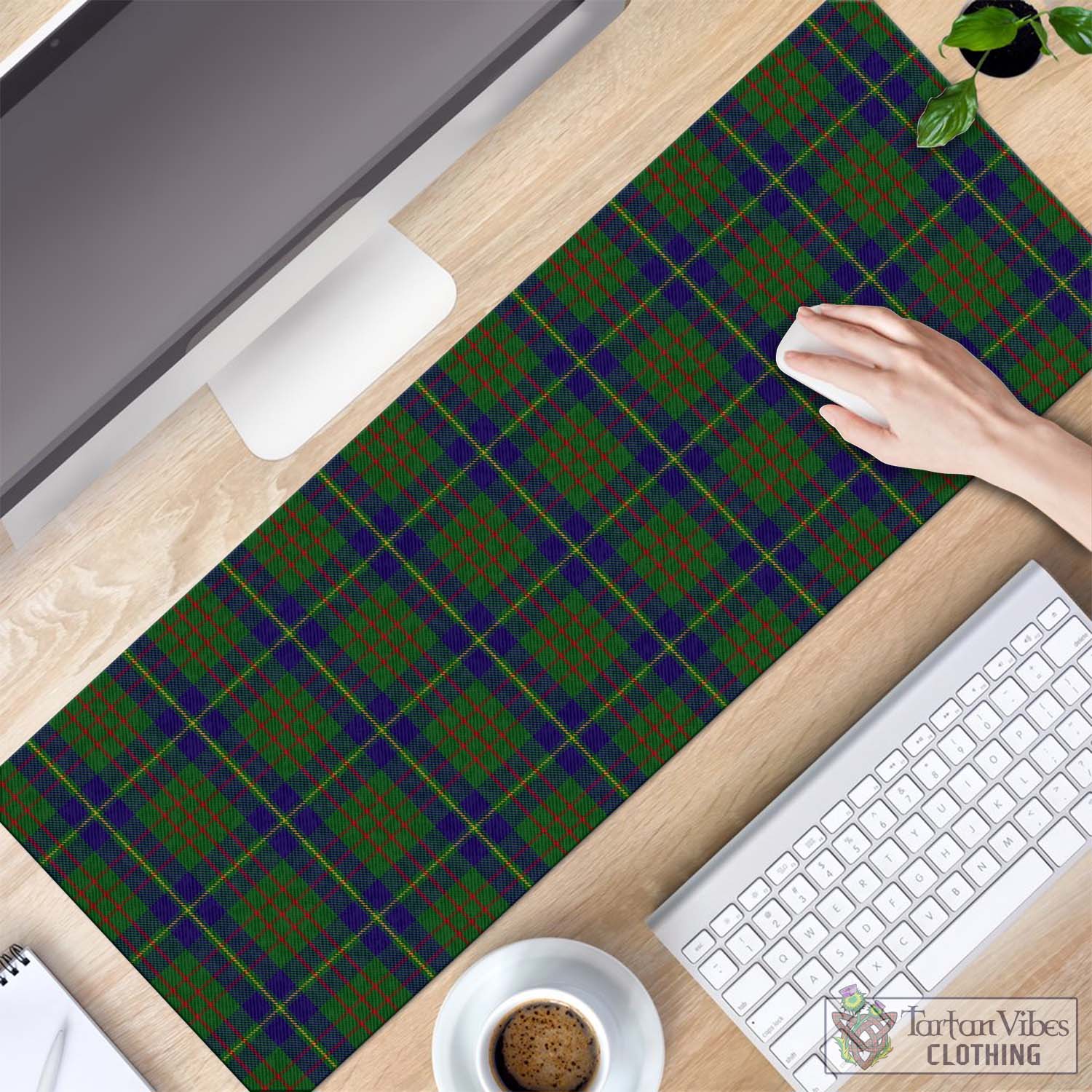 Tartan Vibes Clothing Cameron of Lochiel Hunting Tartan Mouse Pad