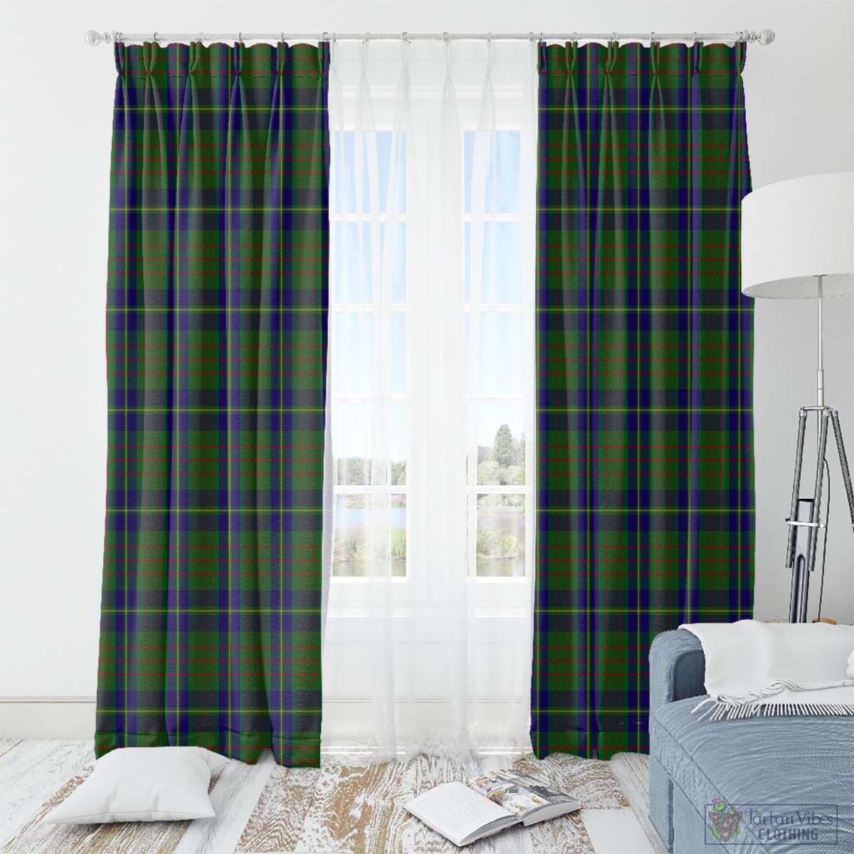 Cameron of Lochiel Hunting Tartan Window Curtain