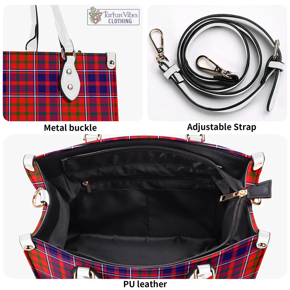 Tartan Vibes Clothing Cameron of Lochiel Modern Tartan Luxury Leather Handbags