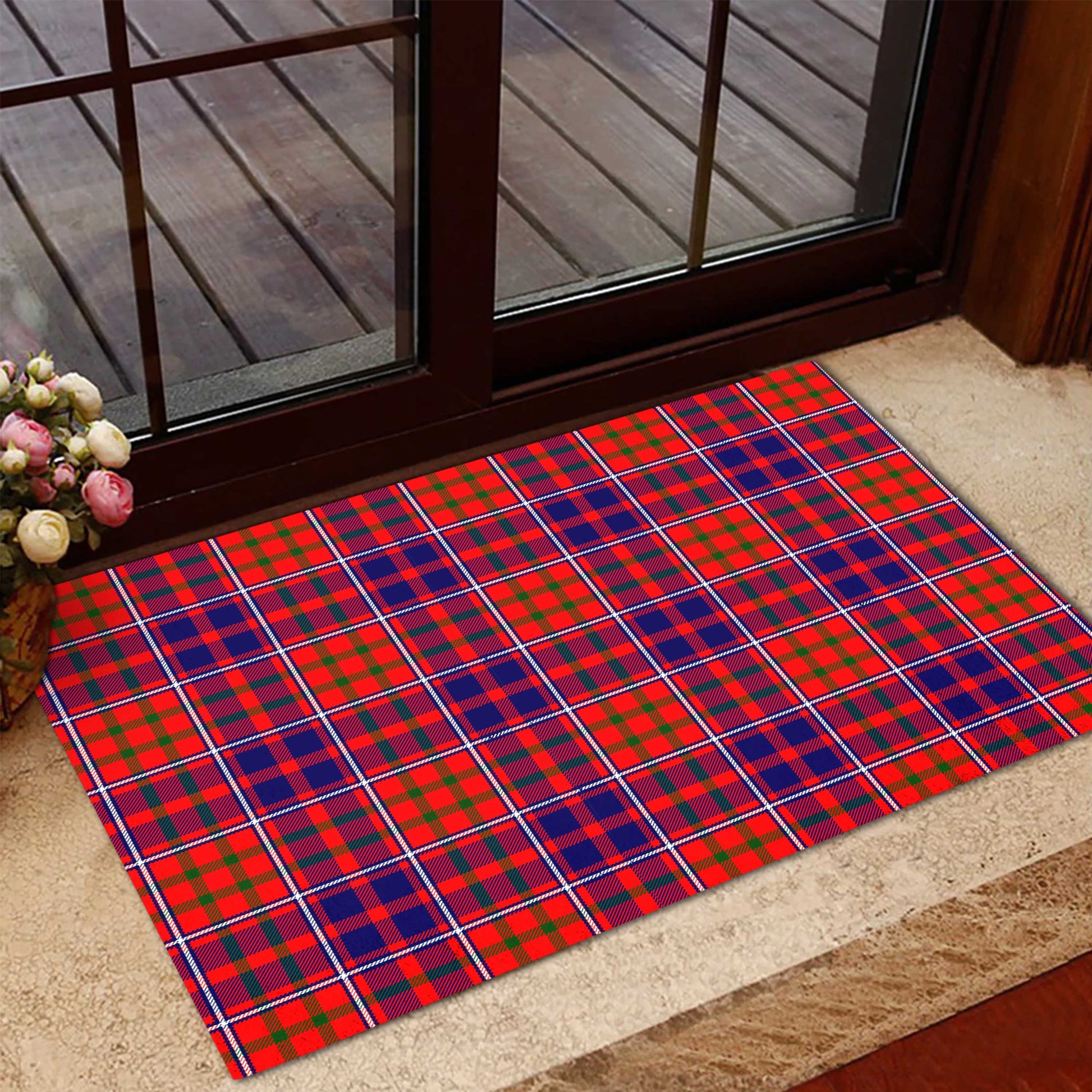 Cameron of Lochiel Modern Tartan Door Mat - Tartanvibesclothing