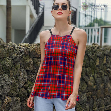 Cameron of Lochiel Modern Tartan Loose Halter Neck Camisole