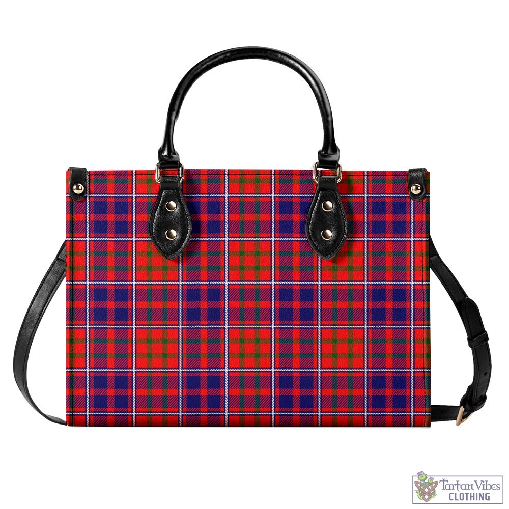 Tartan Vibes Clothing Cameron of Lochiel Modern Tartan Luxury Leather Handbags