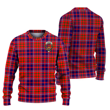 Cameron of Lochiel Modern Tartan Ugly Sweater with Family Crest