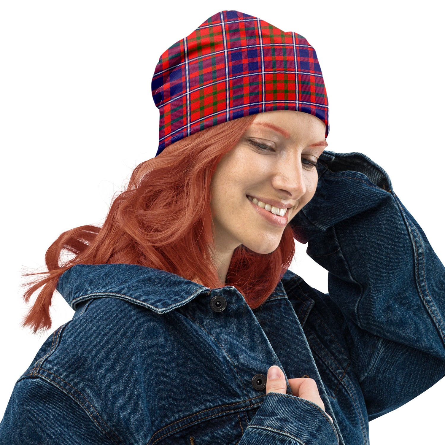 Cameron of Lochiel Modern Tartan Beanies Hat One Size 10.5*10.2 inches - Tartan Vibes Clothing