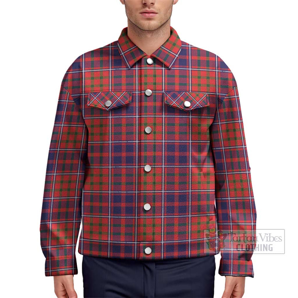 Cameron of Lochiel Modern Tartan Unisex Lapel Cotton Jacket Unisex - Tartan Vibes Clothing