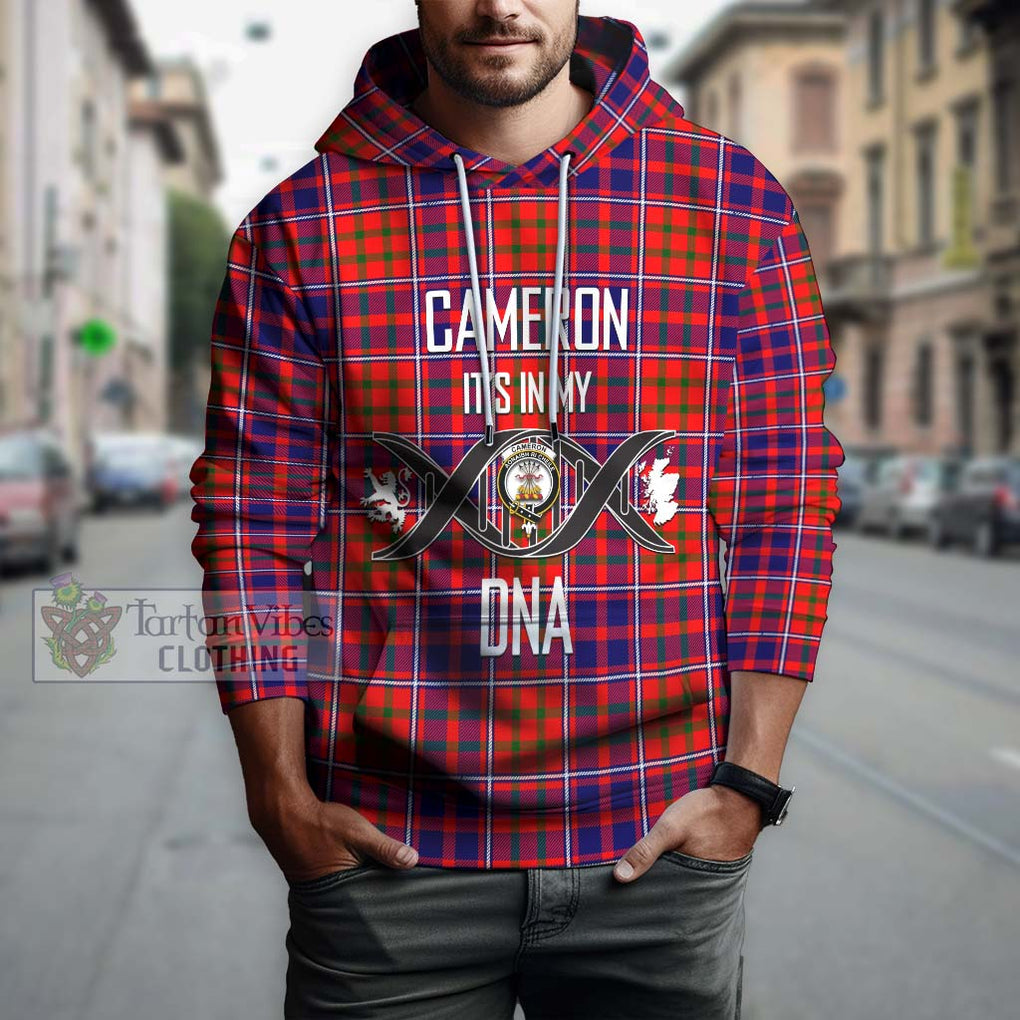 Cameron of Lochiel Modern Tartan Hoodie with Family Crest DNA In Me Style Pullover Hoodie - Tartanvibesclothing Shop