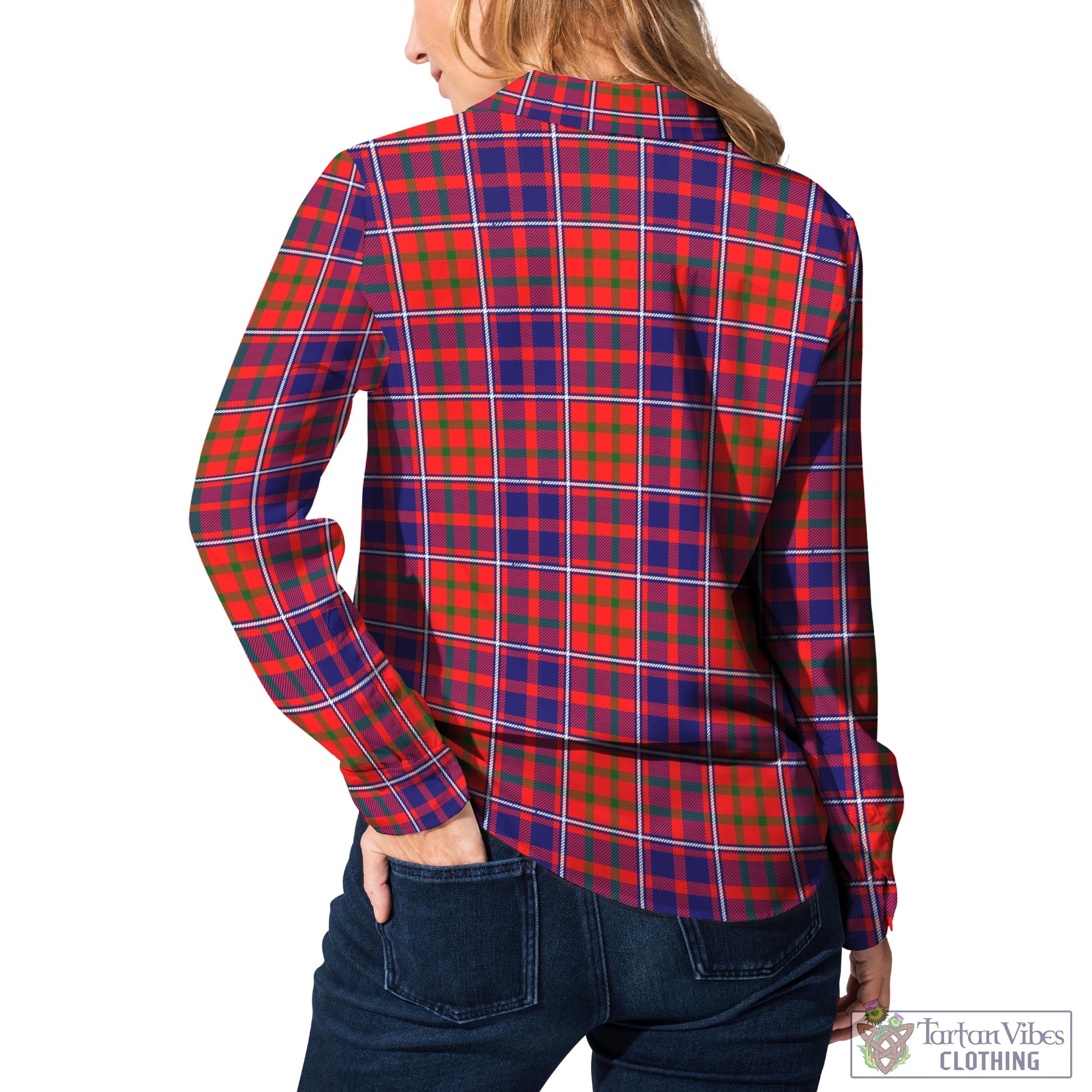 Cameron of Lochiel Modern Tartan Womens Casual Shirt