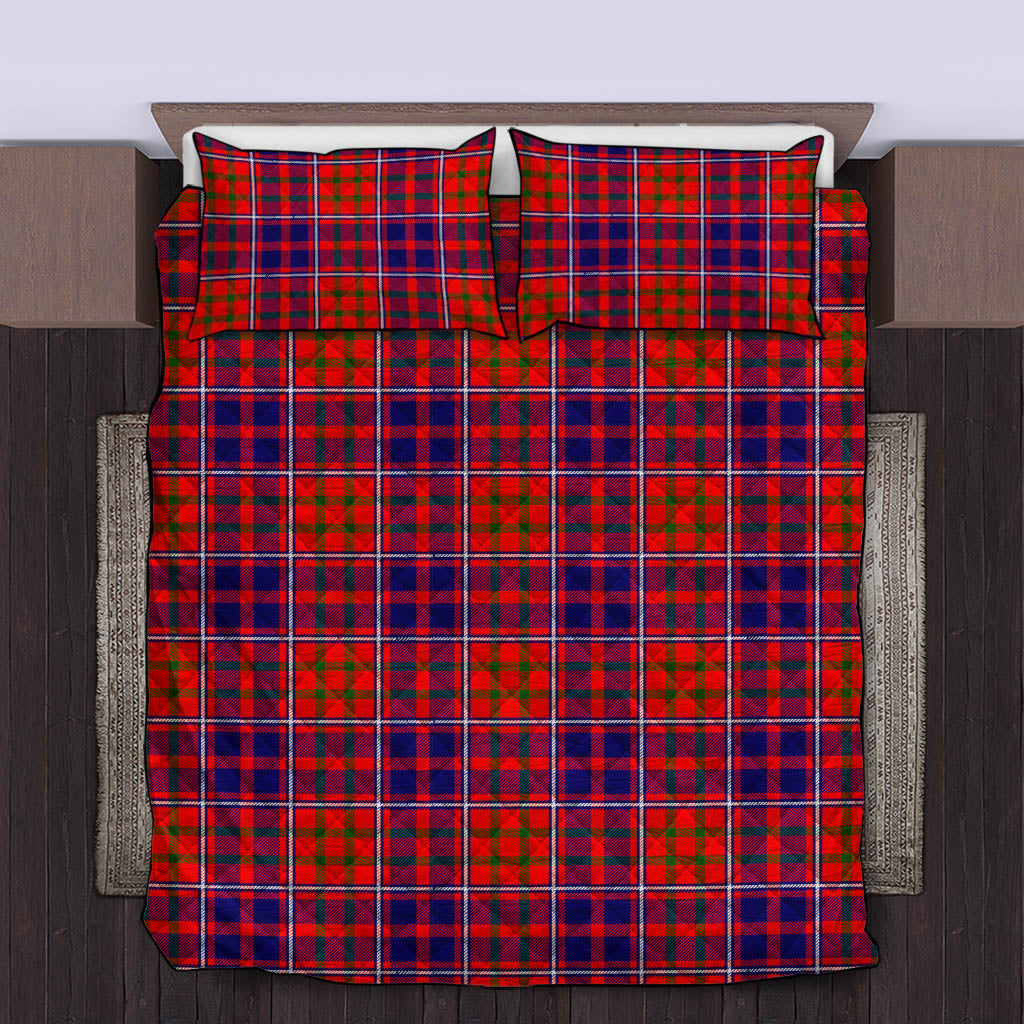 Cameron of Lochiel Modern Tartan Quilt Bed Set King - Tartan Vibes Clothing