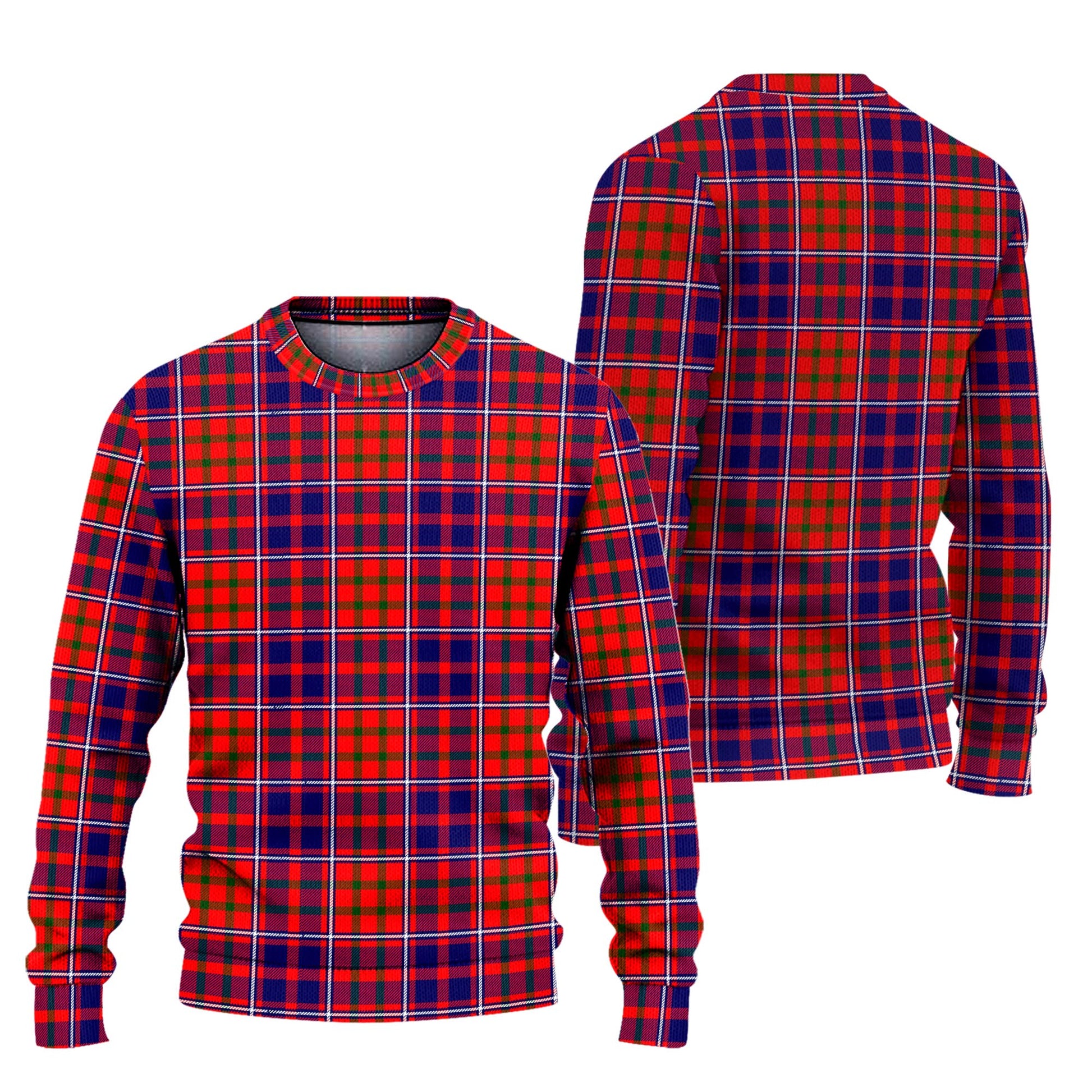 Cameron of Lochiel Modern Tartan Knitted Sweater Unisex - Tartanvibesclothing