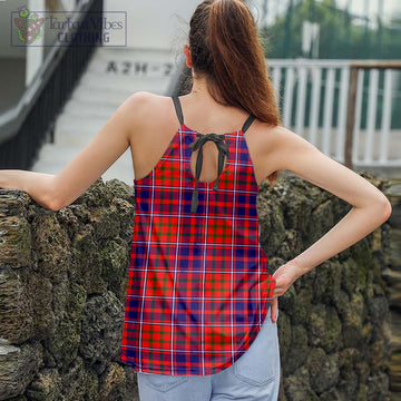 Cameron of Lochiel Modern Tartan Loose Halter Neck Camisole