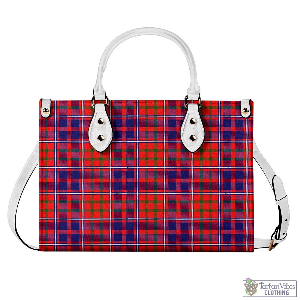 Tartan Vibes Clothing Cameron of Lochiel Modern Tartan Luxury Leather Handbags