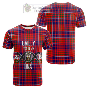 Cameron of Lochiel Modern Tartan Cotton T-shirt with Family Crest DNA In Me Style