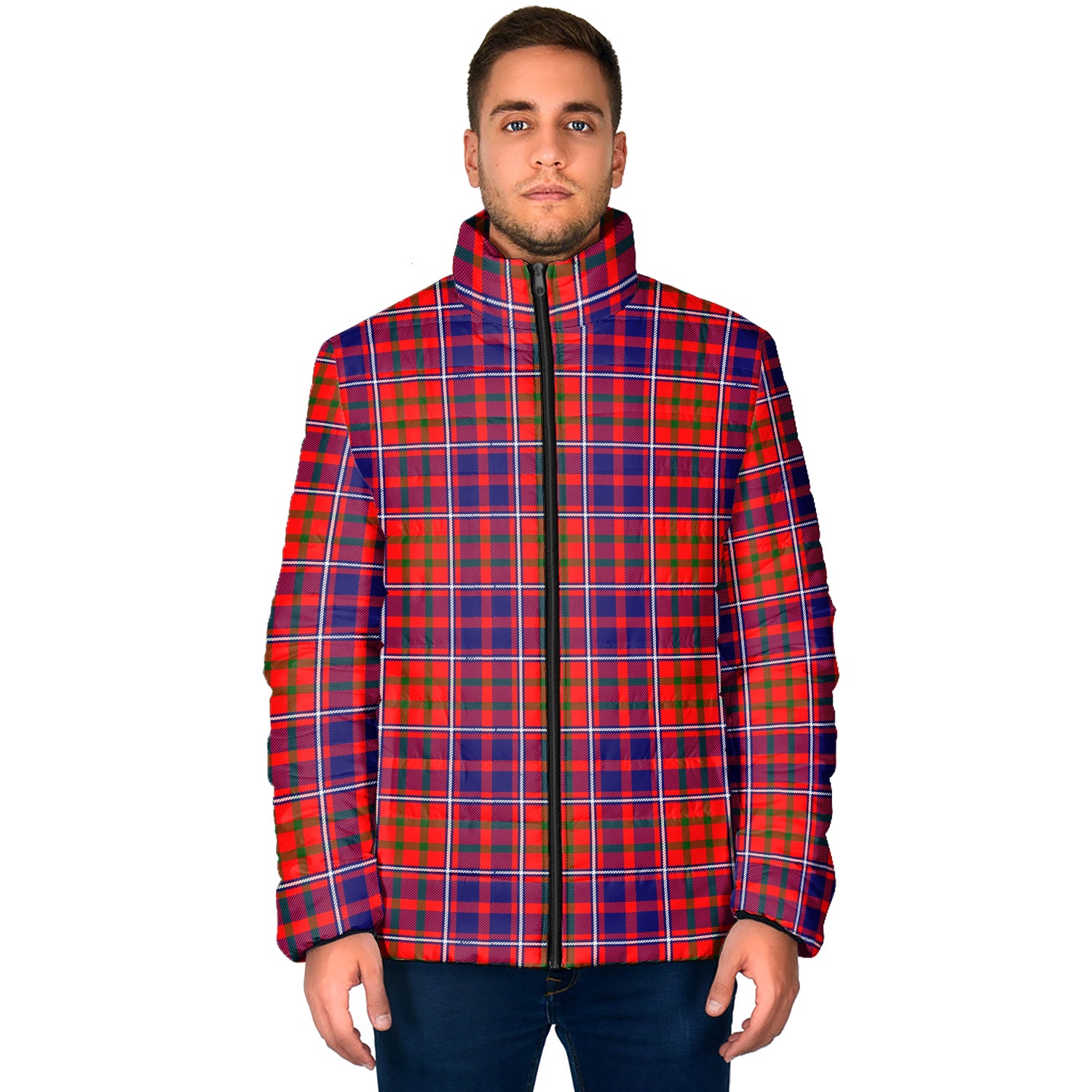 Cameron of Lochiel Modern Tartan Padded Jacket - Tartan Vibes Clothing