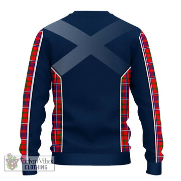 Cameron of Lochiel Modern Tartan Ugly Sweater with Family Crest and Lion Rampant Vibes Sport Style