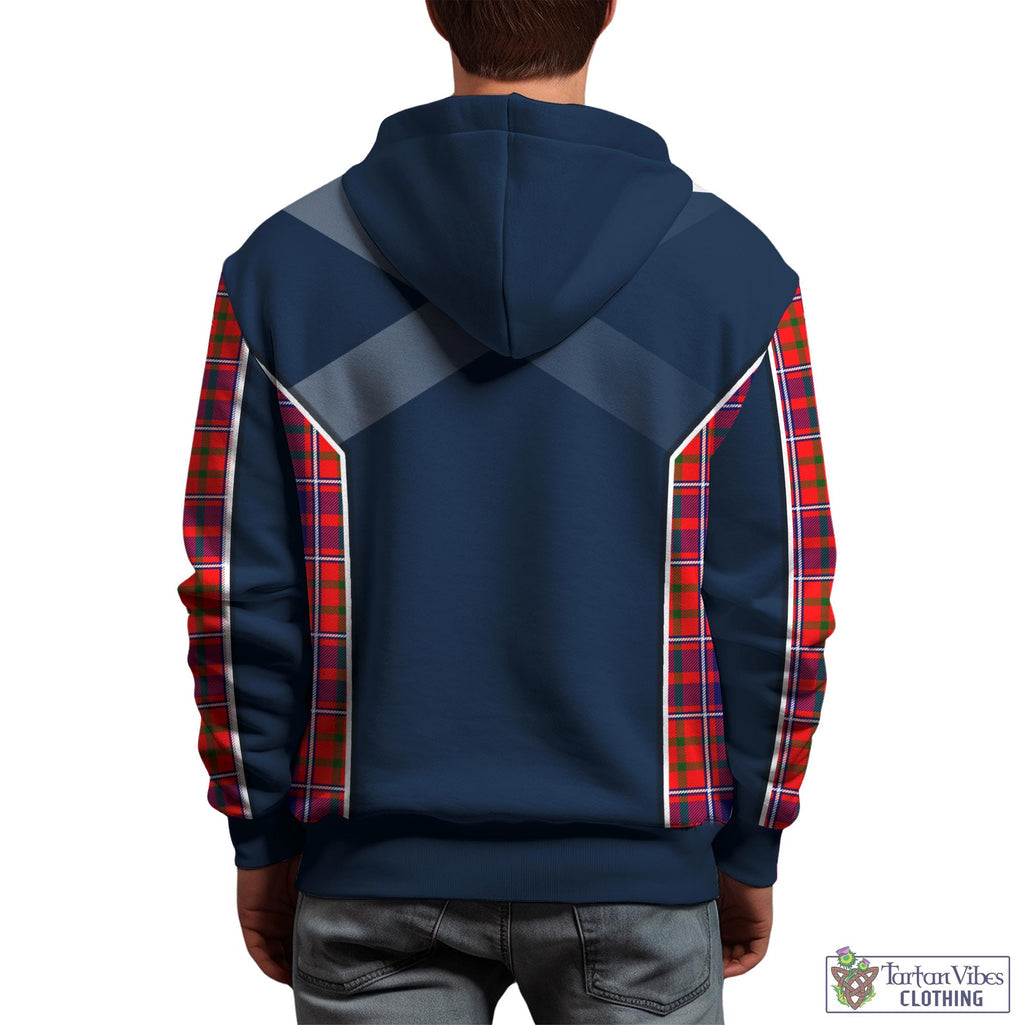 Tartan Vibes Clothing Cameron of Lochiel Modern Tartan Hoodie with Family Crest and Scottish Thistle Vibes Sport Style