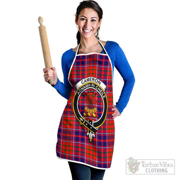 Cameron of Lochiel Modern Tartan Apron with Family Crest