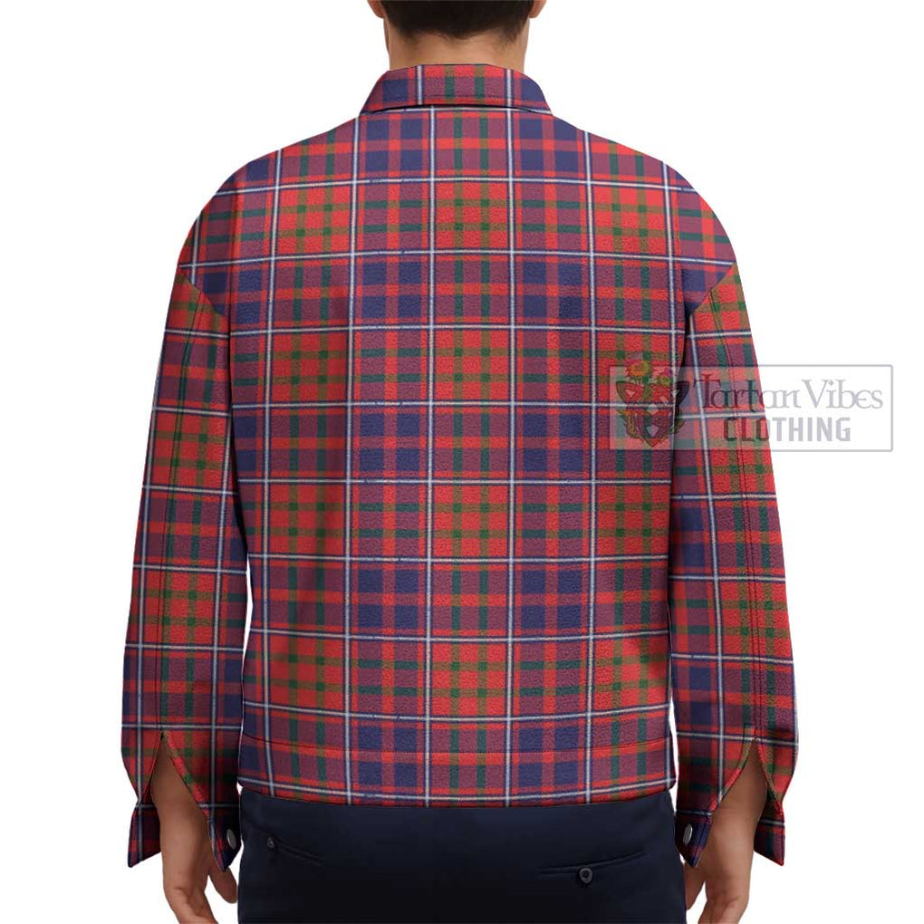 Cameron of Lochiel Modern Tartan Unisex Lapel Cotton Jacket - Tartan Vibes Clothing