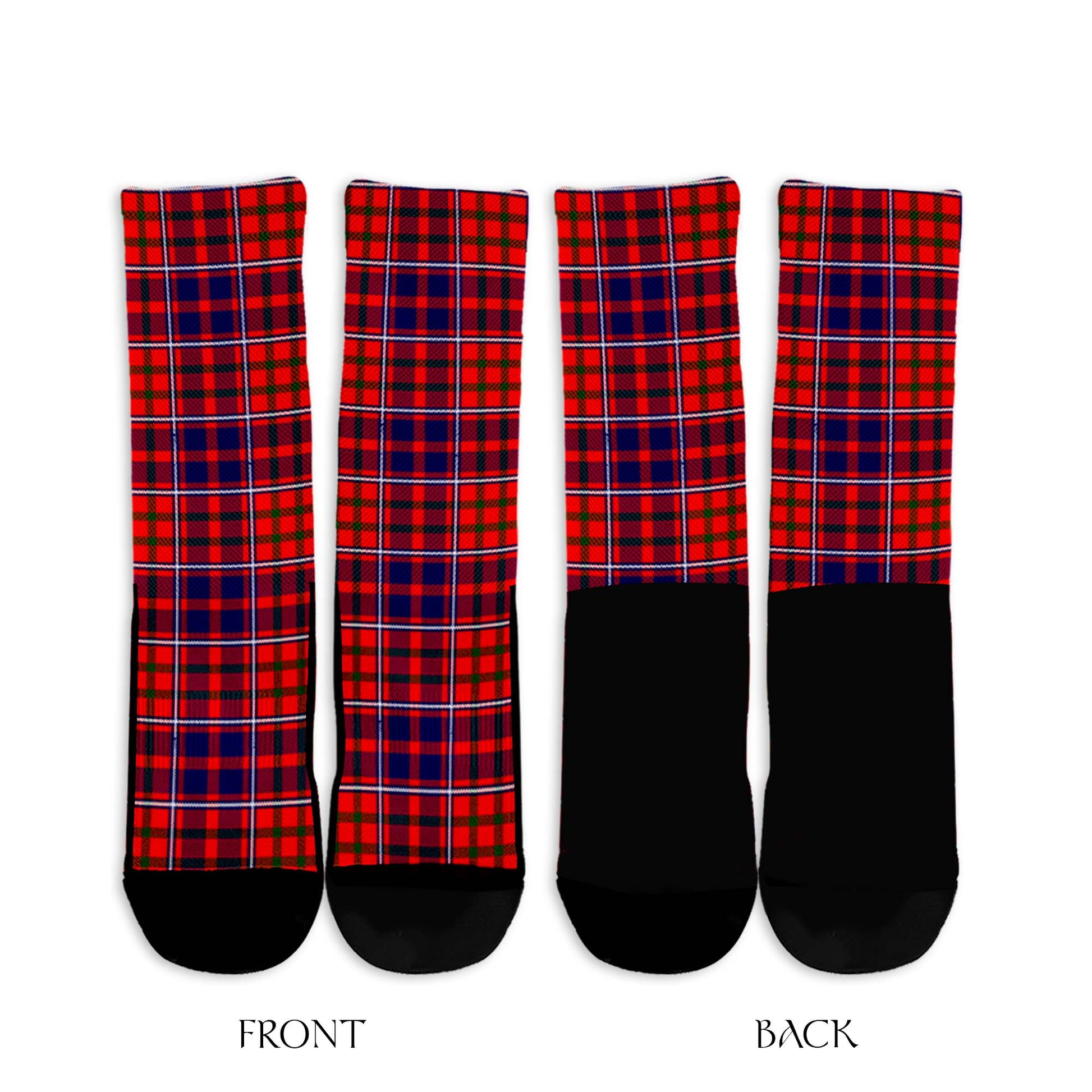 Cameron of Lochiel Modern Tartan Crew Socks - Tartanvibesclothing