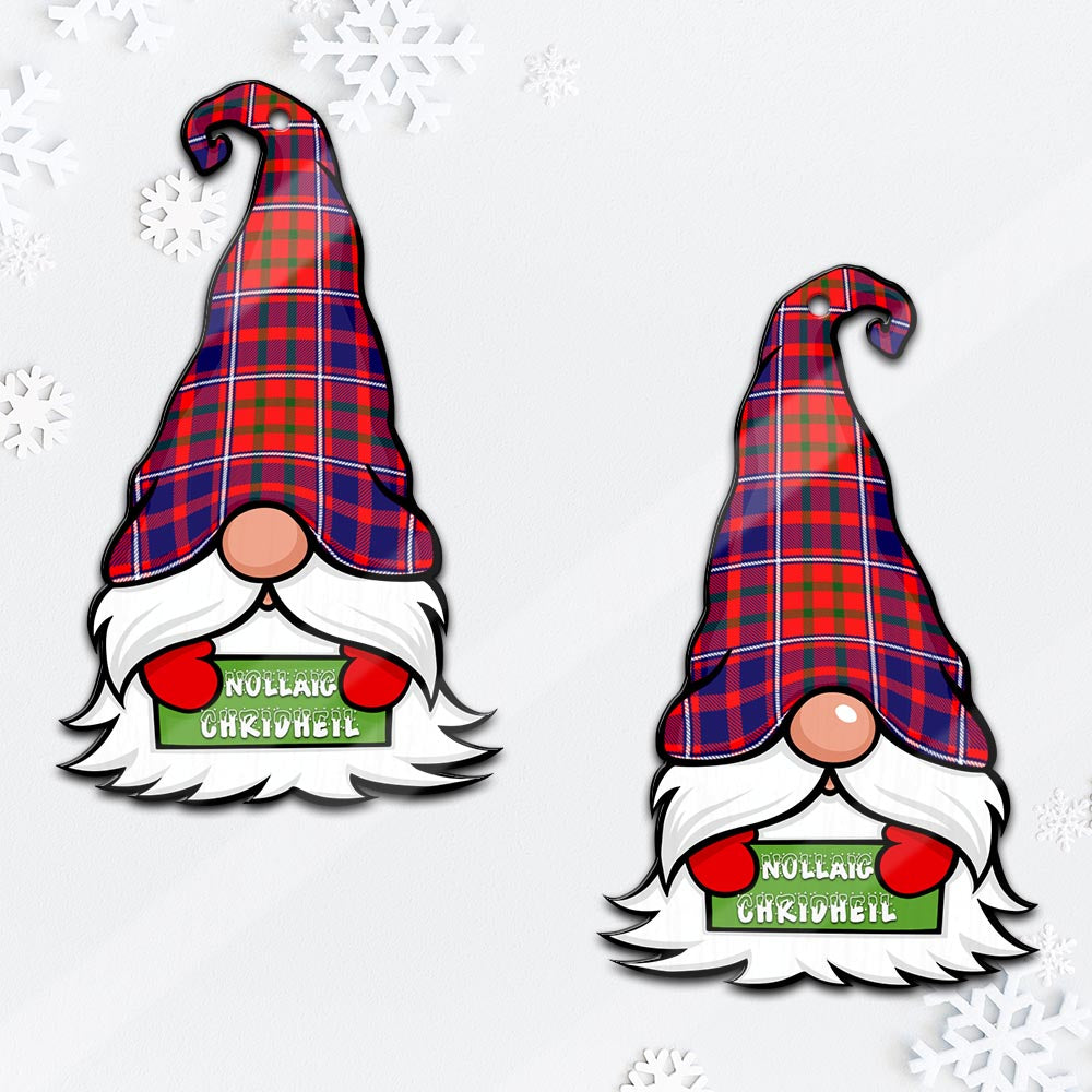 Cameron of Lochiel Modern Gnome Christmas Ornament with His Tartan Christmas Hat - Tartan Vibes Clothing